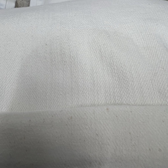 Liverpool Maternity Jeans 8 White Crop Over Belly Straight Rolled Leg Stretch - Picture 16 of 16